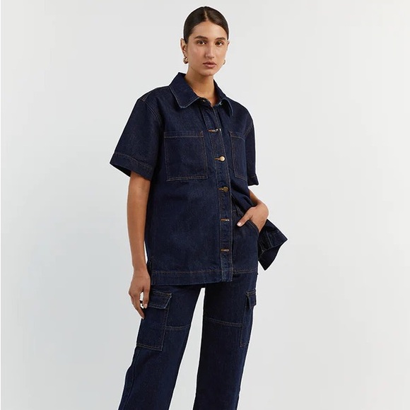 DISSH Dark Blue Jean Jacket - Picture 4 of 11